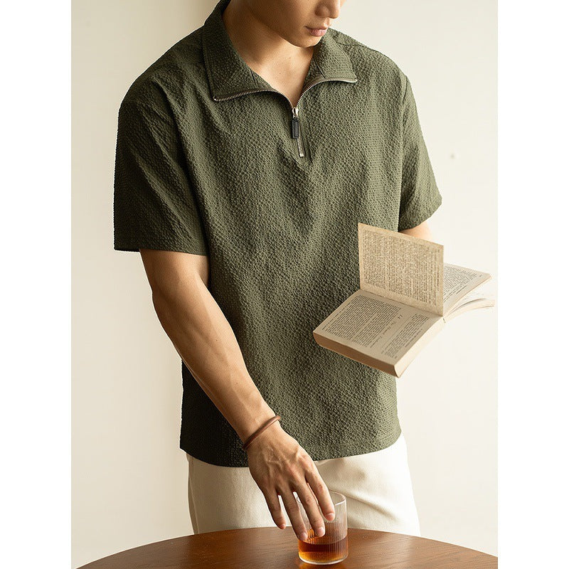 Short Sleeve Silk T-shirt