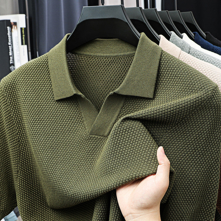 Solid Color Casual T-shirt