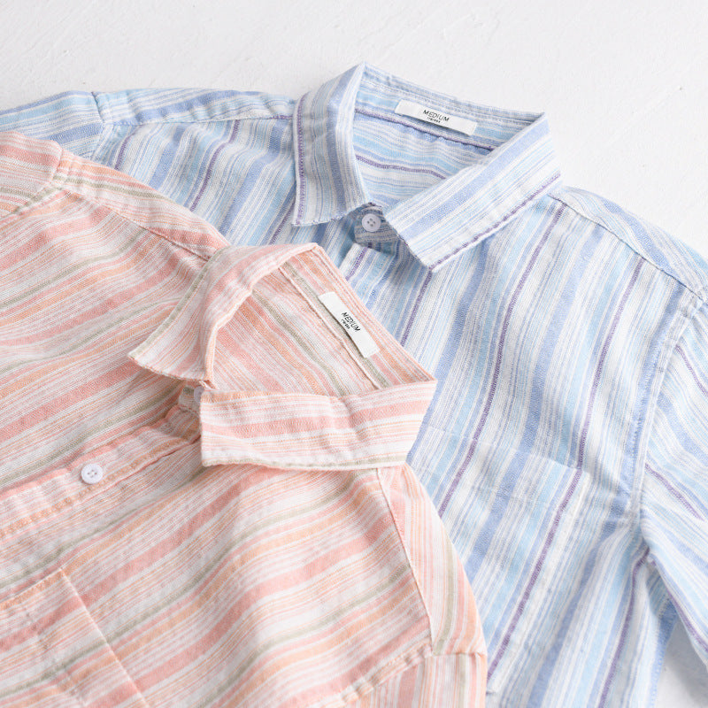Men’s Striped Summer Shirt