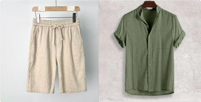 Cotton Stand Collar Cardigan