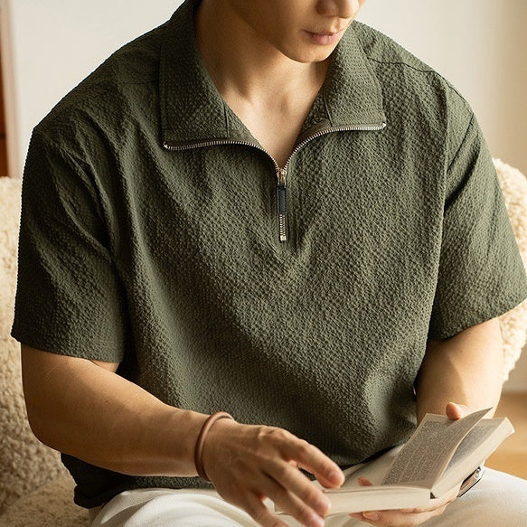 Short Sleeve Silk T-shirt