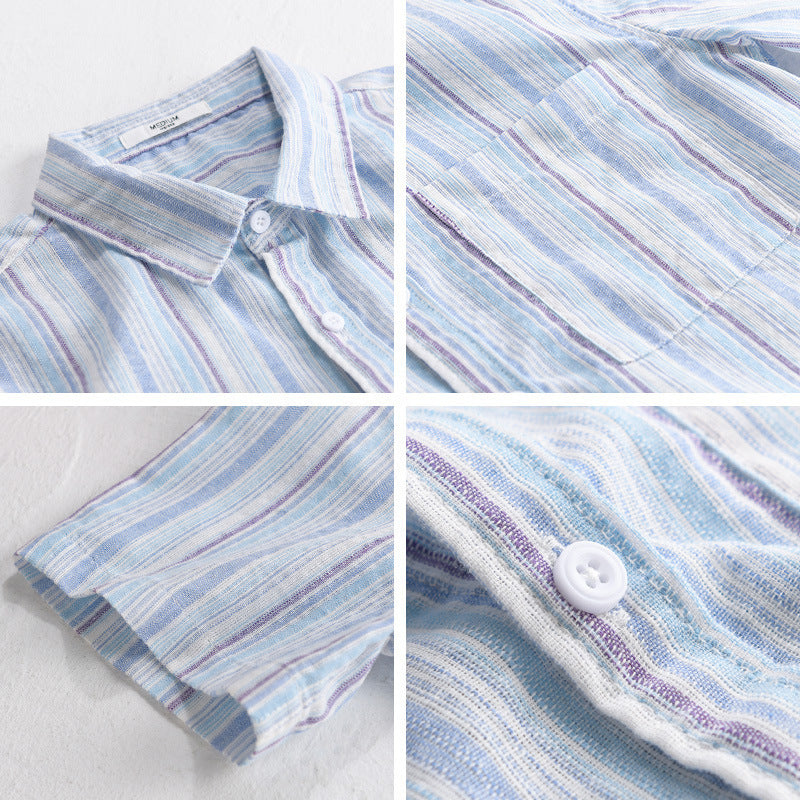 Men’s Striped Summer Shirt
