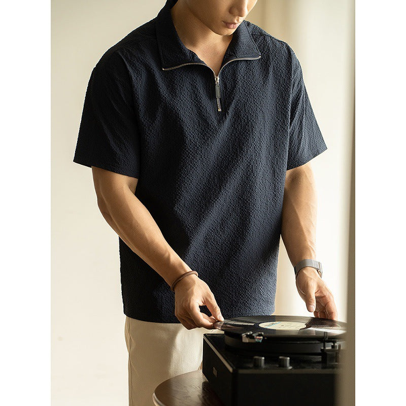 Short Sleeve Silk T-shirt