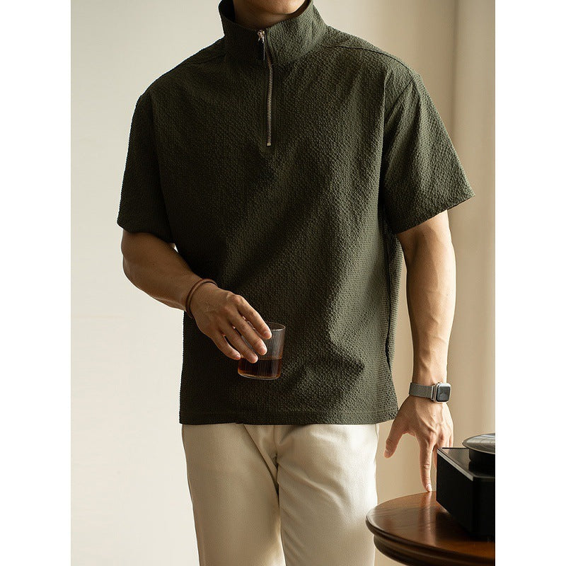 Short Sleeve Silk T-shirt